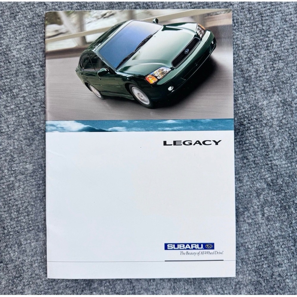 2003 Subaru Legacy 2.5 GT Sales Brochure Original Dealer Catalog MSA 8M0304